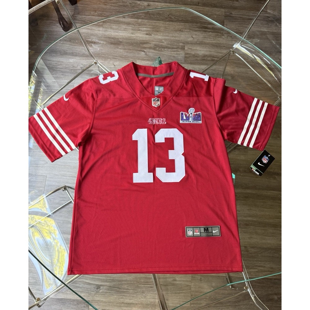 NWT Nike Brock Purdy MEDIUM San Francisco 49ers Player Game Football Jersey Red